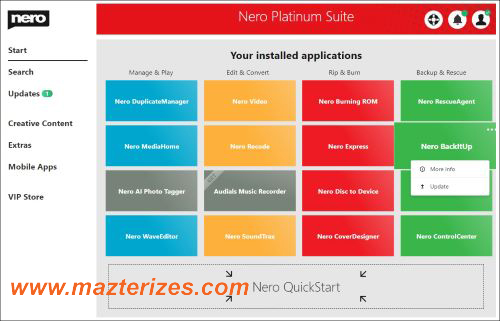 Nero Platinum Suite Free Download