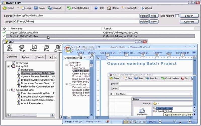 Batch CHM to PDF Converter 2024 Full Version